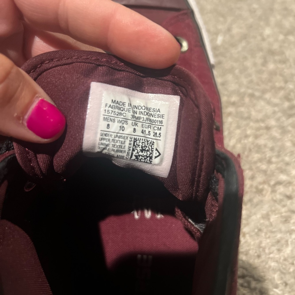 Converse All-Star men’s 8 women’s 10 sneaker